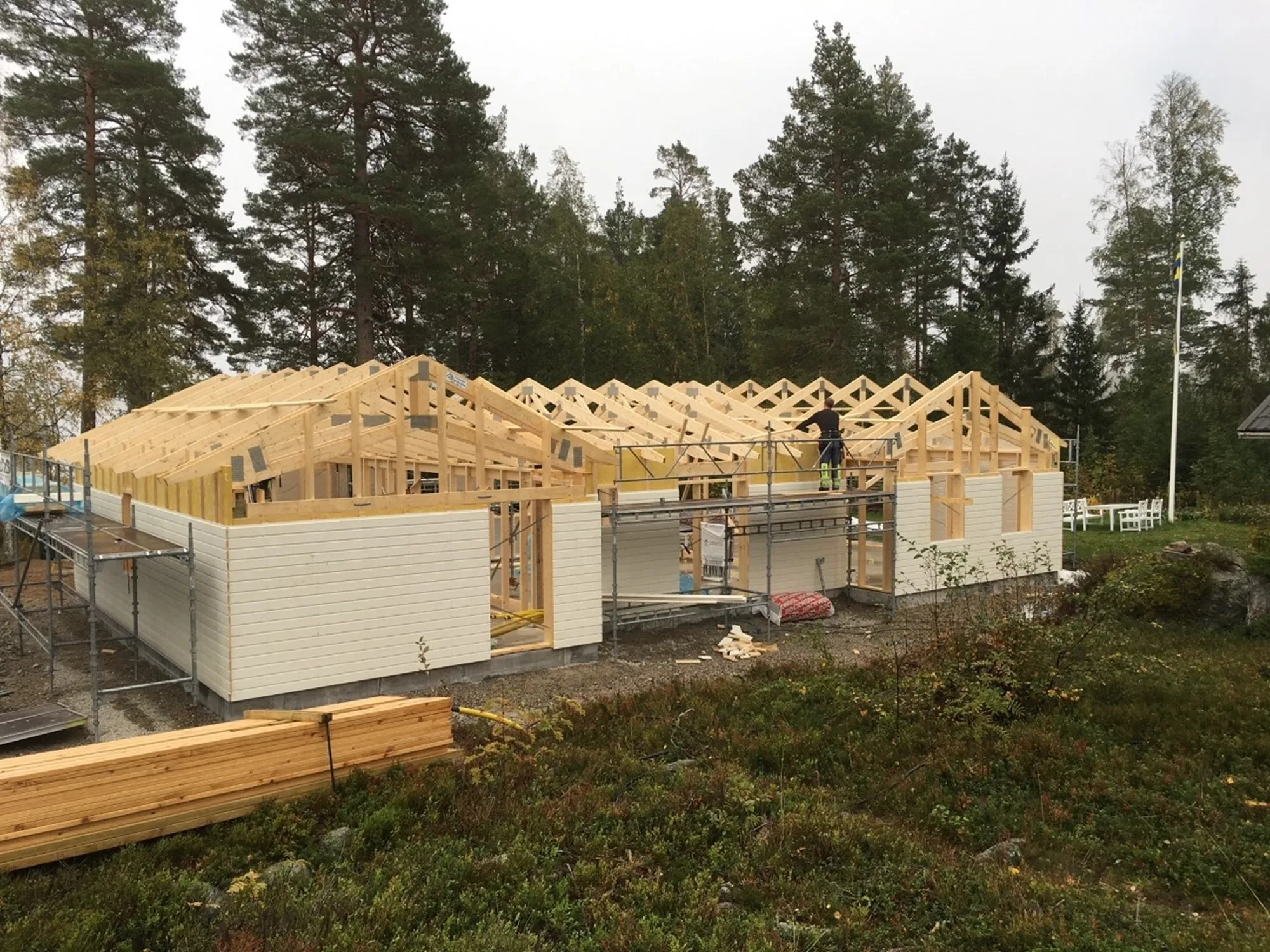 Byggprojekt bakgrund